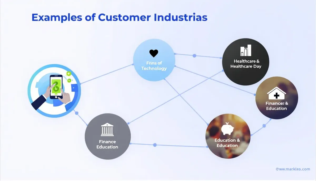 Examples of customer personas in various industries.